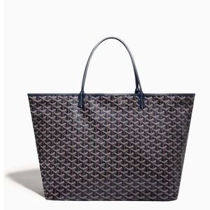 Stylish Blue Patterned Tote Bag